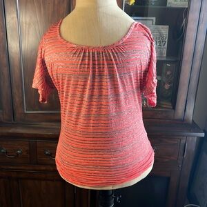 Ambience apparel open sleeve blouse, juniors size large